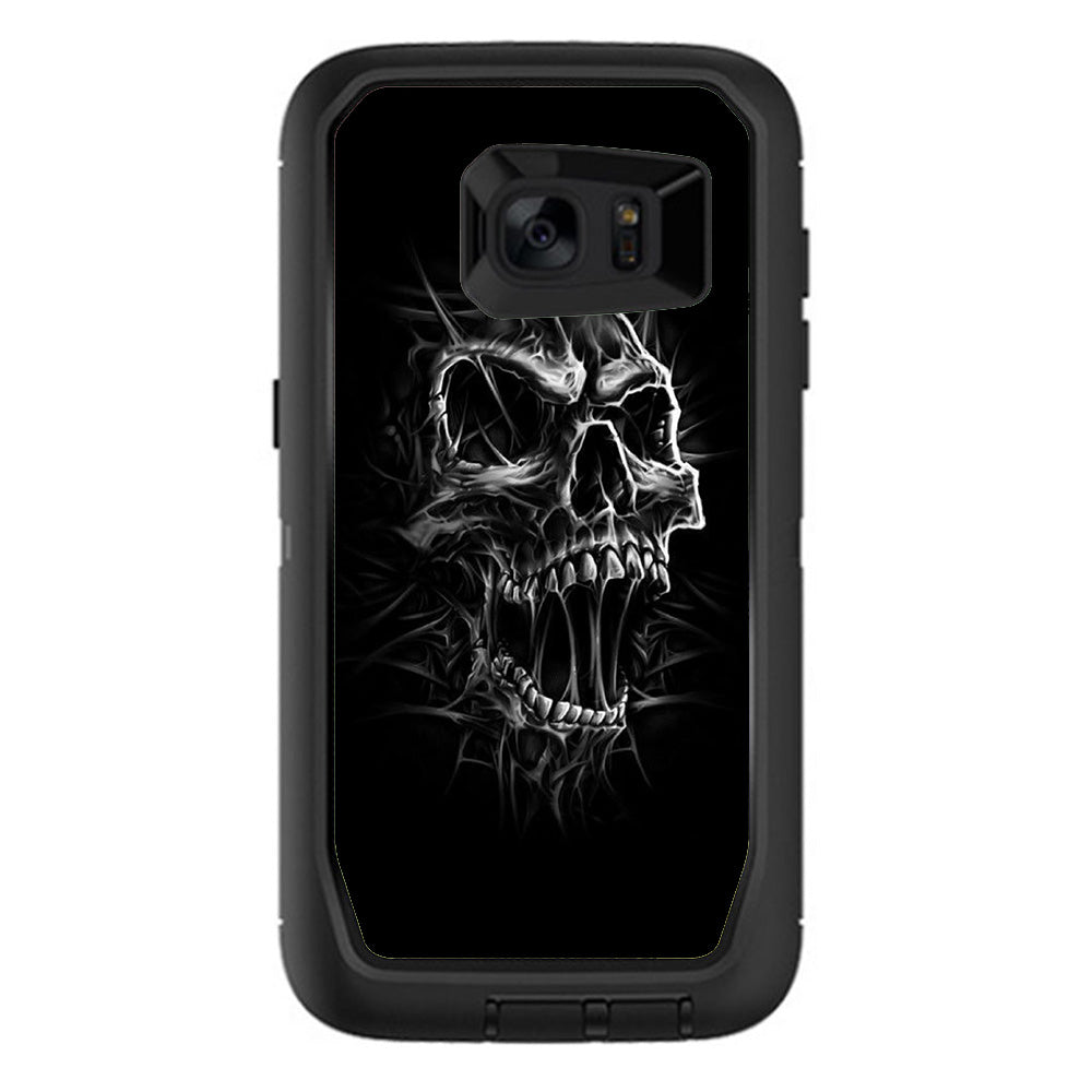  Skull Evil Stretch Slash Screaming Otterbox Defender Samsung Galaxy S7 Edge Skin