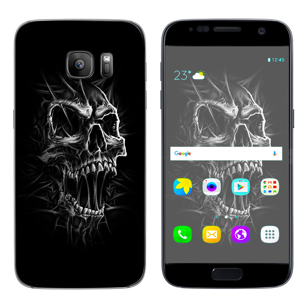  Skull Evil Stretch Slash Screaming Samsung Galaxy S7 Skin