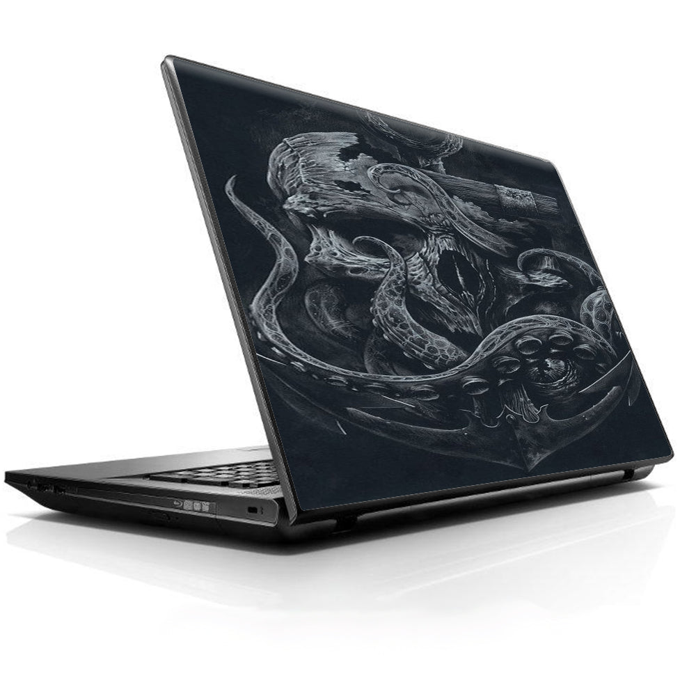  Skull Anchor Octopus Under Sea Universal 13 to 16 inch wide laptop Skin