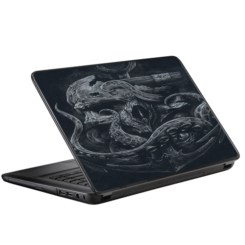  Skull Anchor Octopus Under Sea Universal 13 to 16 inch wide laptop Skin