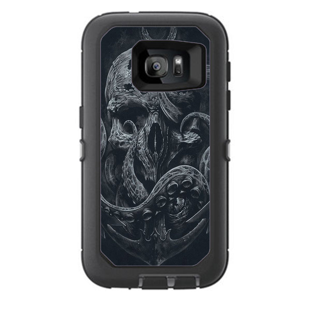  Skull Anchor Octopus Under Sea Otterbox Defender Samsung Galaxy S7 Skin