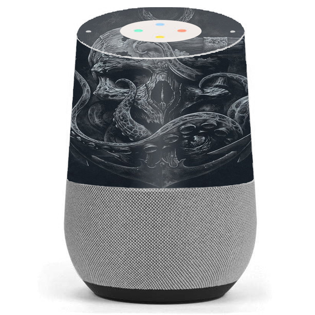  Skull Anchor Octopus Under Sea Google Home Skin