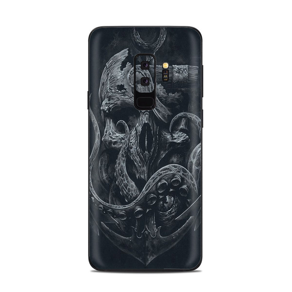  Skull Anchor Octopus Under Sea Samsung Galaxy S9 Plus Skin