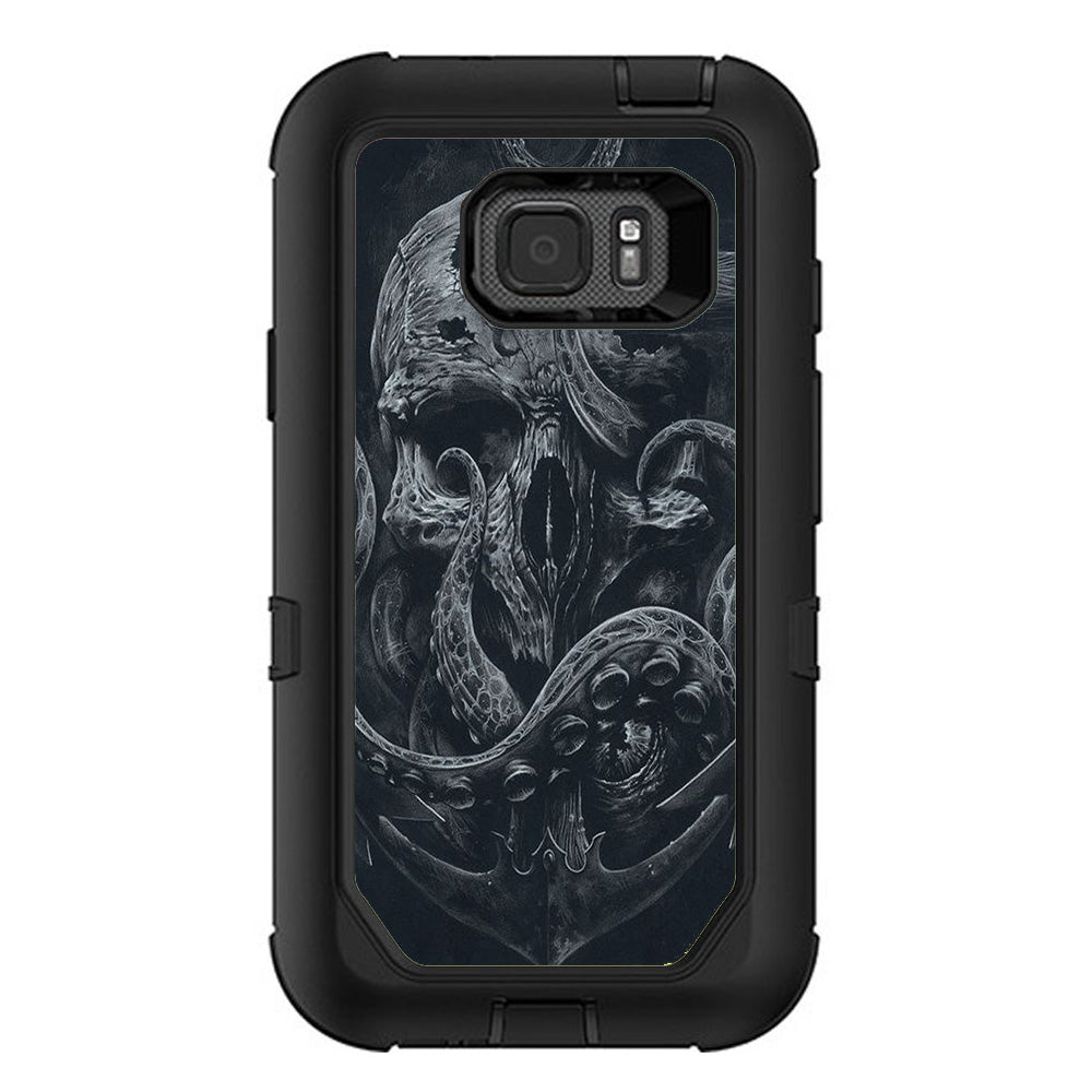  Skull Anchor Octopus Under Sea Otterbox Defender Samsung Galaxy S7 Active Skin