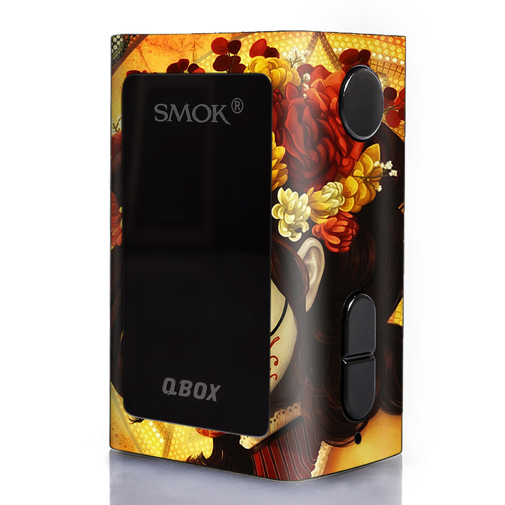  Skull Girl Dia De Los Muertos Paint Smok Q-Box Skin