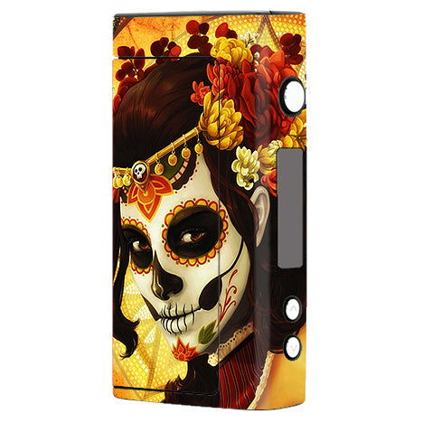  Skull Girl Dia De Los Muertos Paint Sigelei Fuchai 200W Skin