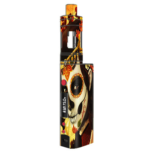  Skull Girl Dia De Los Muertos Paint Kangertech Topbox mini Skin