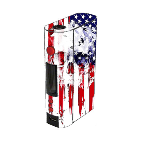  U.S.A. Flag Skull Drip Kangertech Kbox 200w Skin