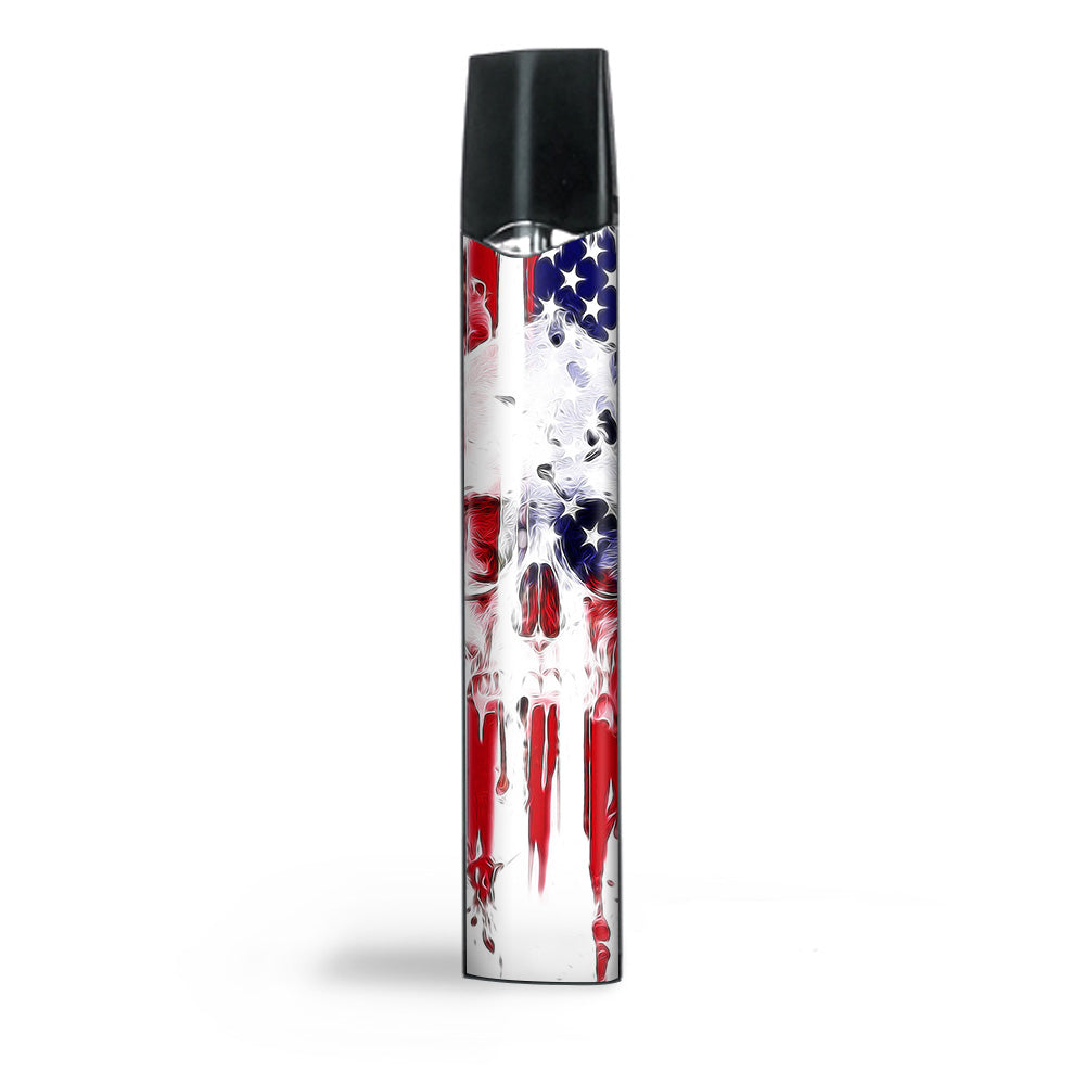  U.S.A. Flag Skull Drip Smok Infinix Ultra Portable Skin