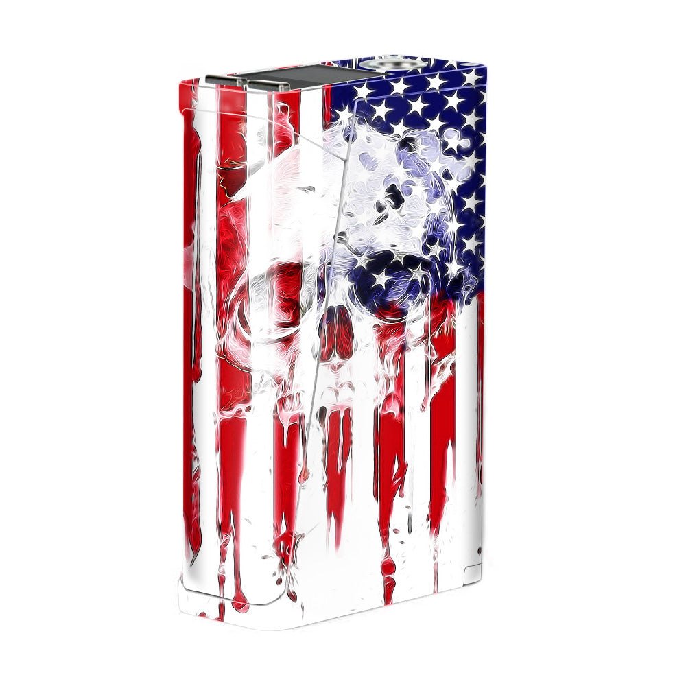  U.S.A. Flag Skull Drip Smok H-Priv Skin