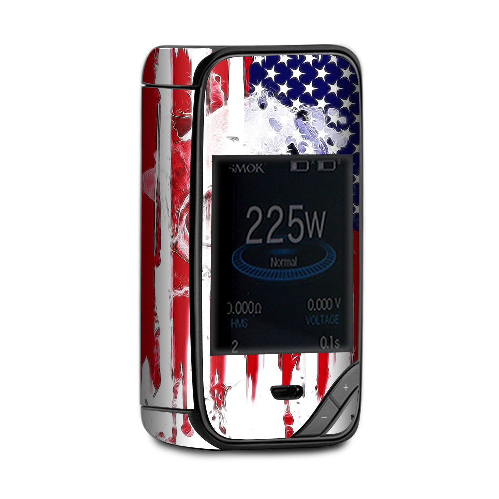  U.S.A. Flag Skull Drip X-Priv Smok Skin