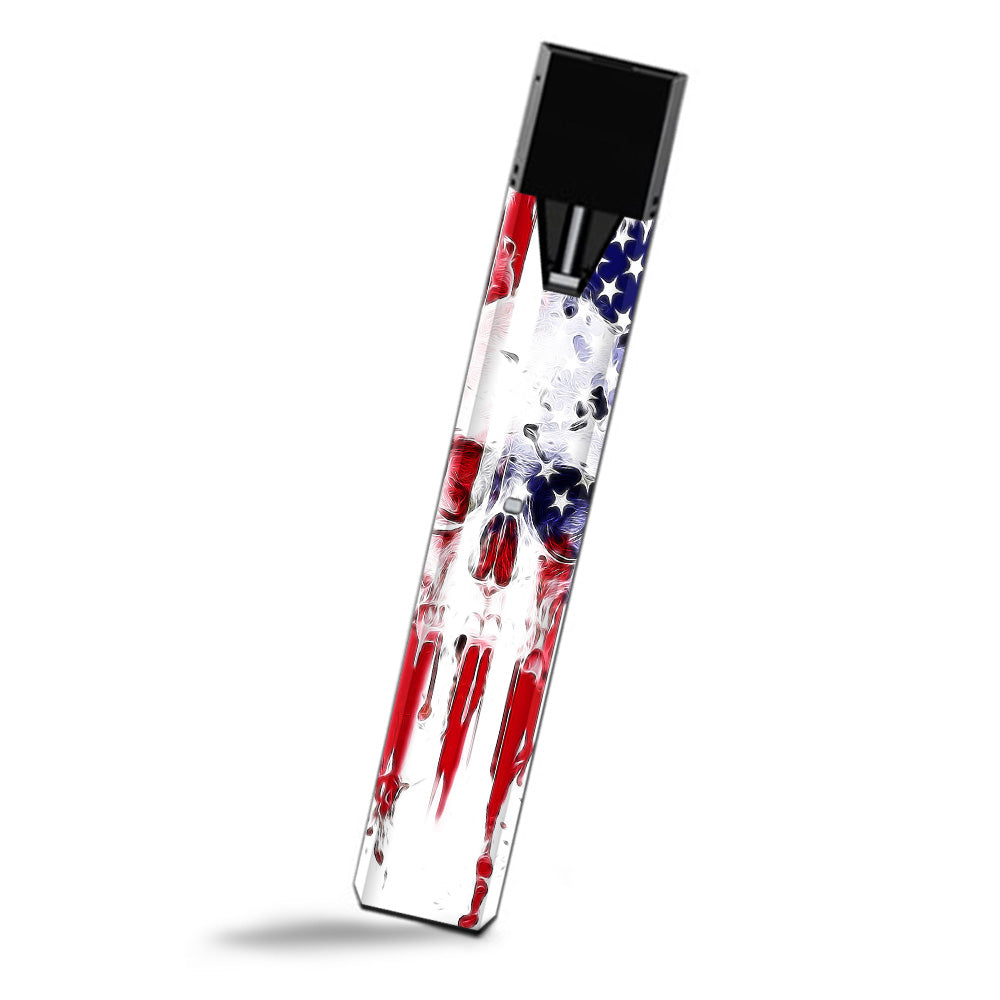  U.S.A. Flag Skull Drip Smok Fit Ultra Portable Skin