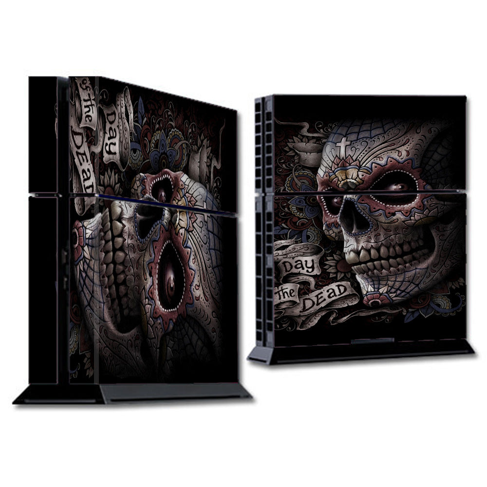  Day Of The Dead Skull Sony Playstation PS4 Skin