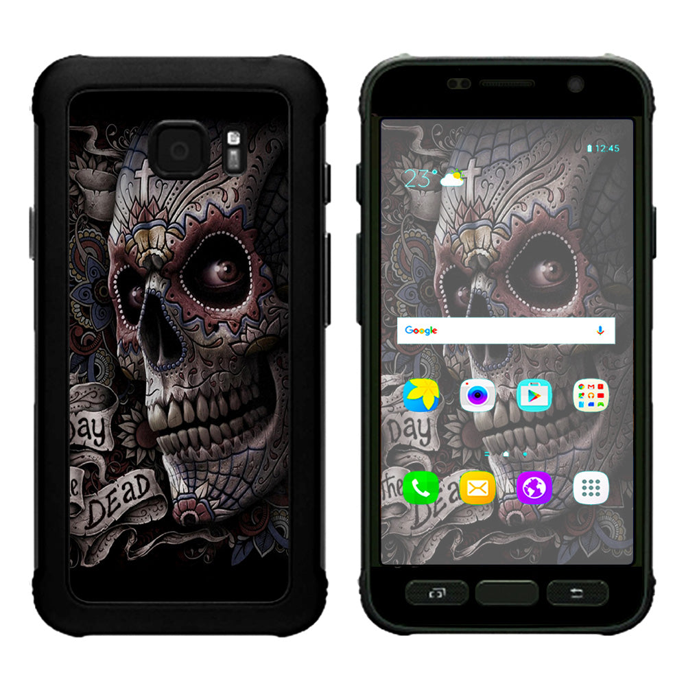  Day Of The Dead Skull Samsung Galaxy S7 Active Skin