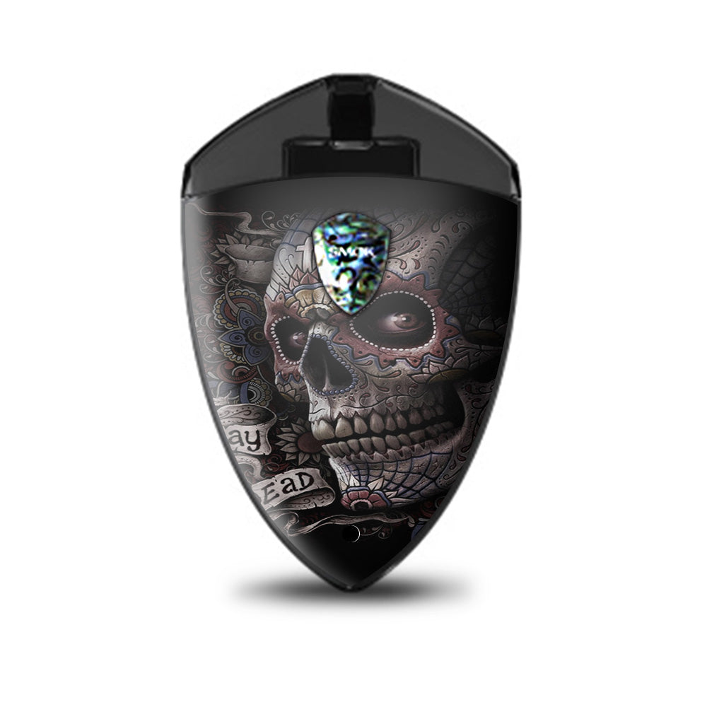  Day Of The Dead Skull Smok Rolo Badge Skin