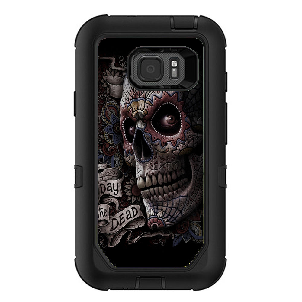  Day Of The Dead Skull Otterbox Defender Samsung Galaxy S7 Active Skin