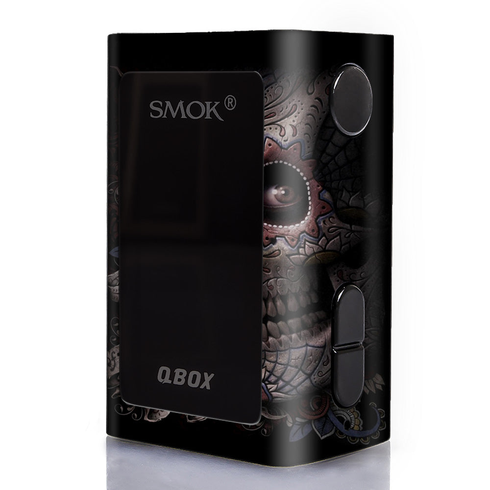  Day Of The Dead Skull Smok Q-Box Skin