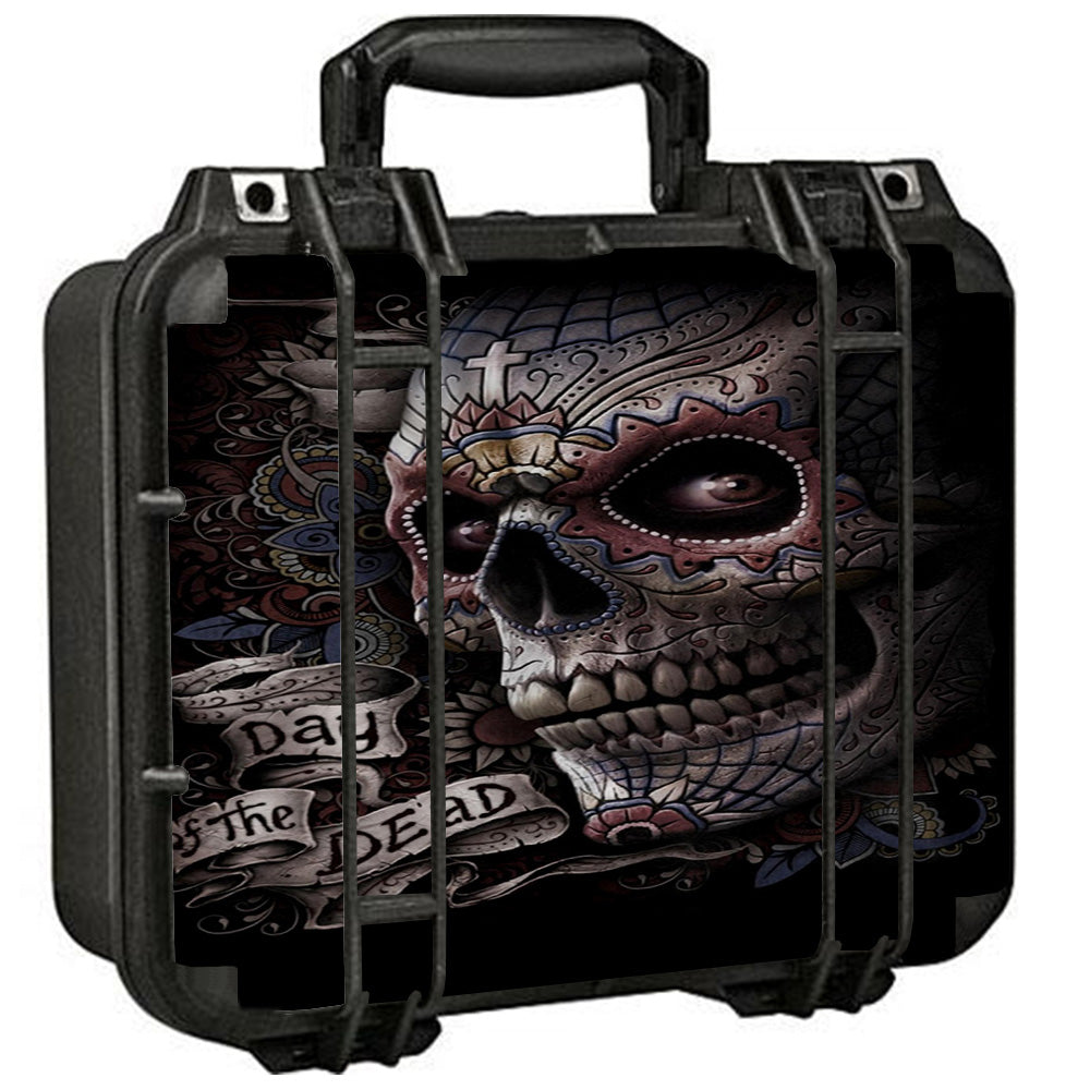  Day Of The Dead Skull Pelican Case 1400 Skin