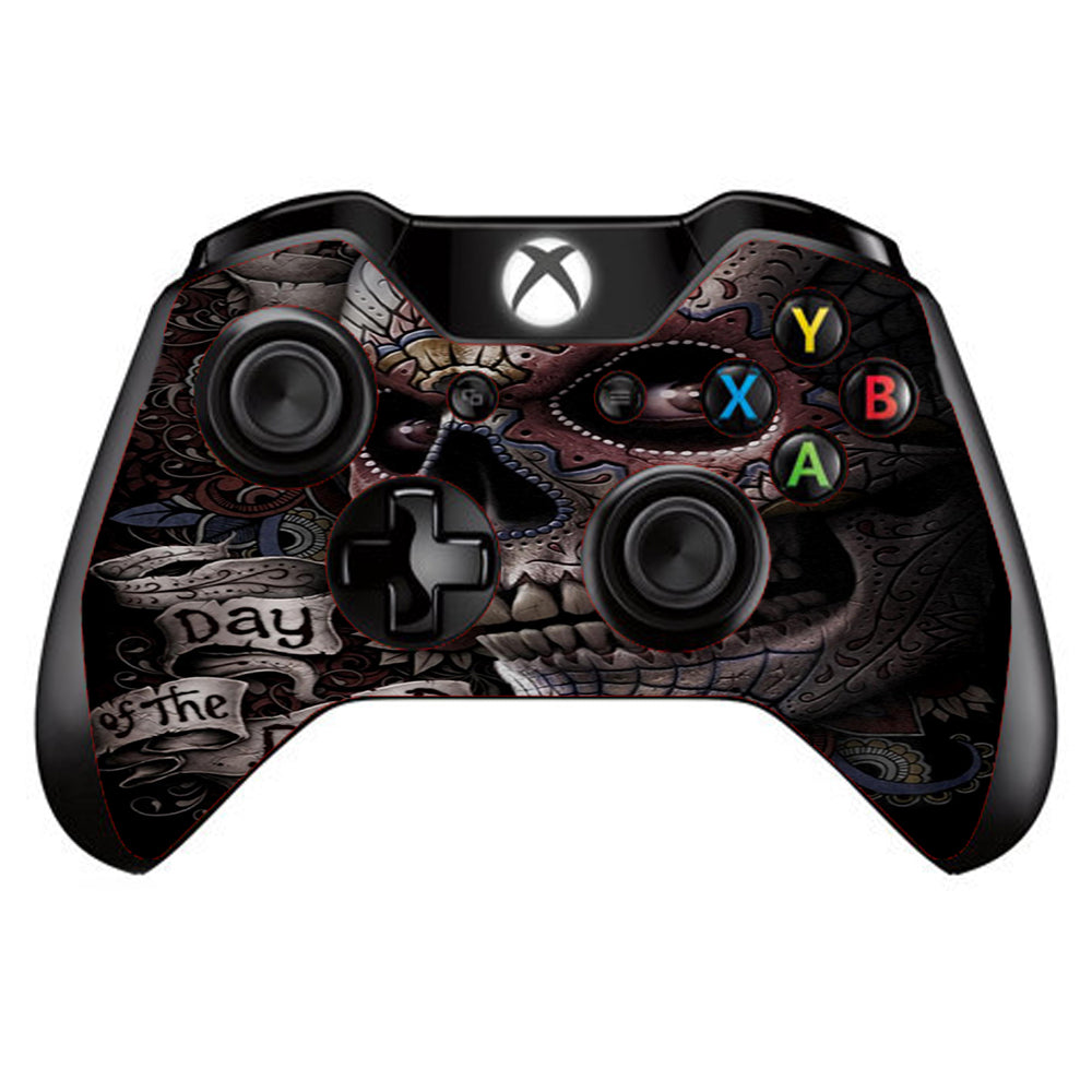 Day Of The Dead Skull Microsoft Xbox One Controller Skin