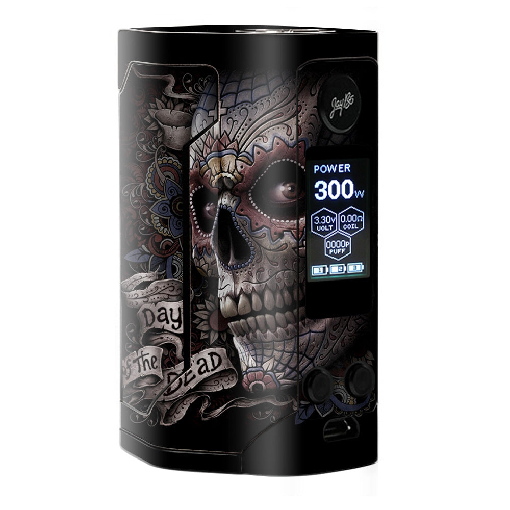  Day Of The Dead Skull Wismec RX Gen 3 Skin