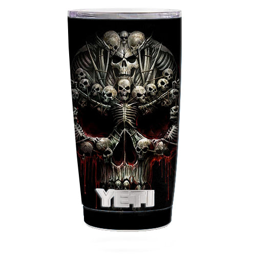  Skulls Inside Skulls Art Yeti 20oz Rambler Tumbler Skin