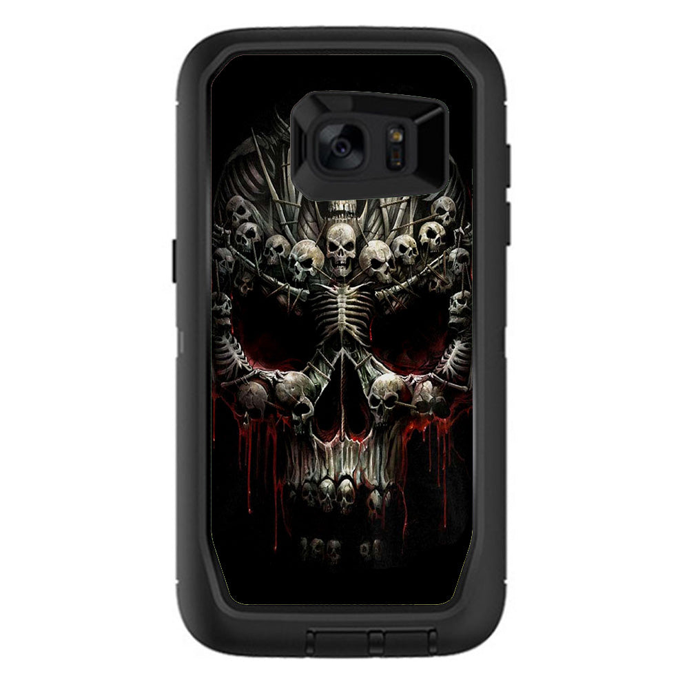  Skulls Inside Skulls Art Otterbox Defender Samsung Galaxy S7 Edge Skin