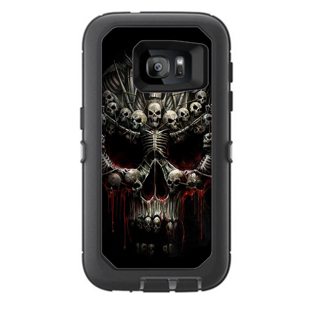  Skulls Inside Skulls Art Otterbox Defender Samsung Galaxy S7 Skin