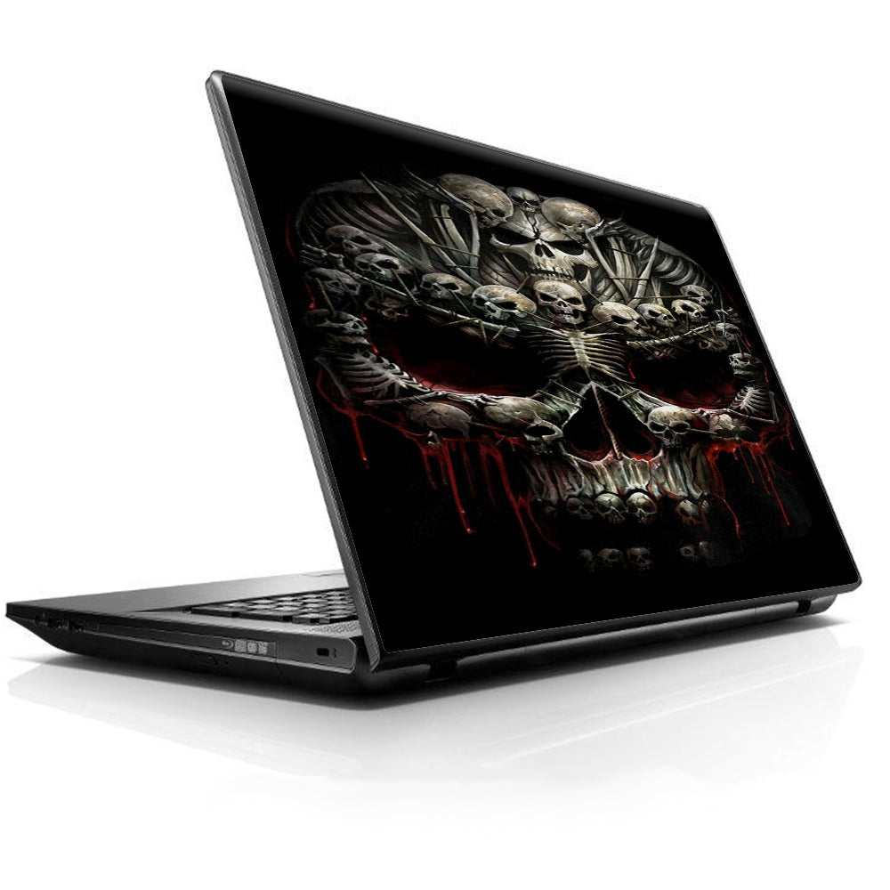  Skulls Inside Skulls Art Universal 13 to 16 inch wide laptop Skin