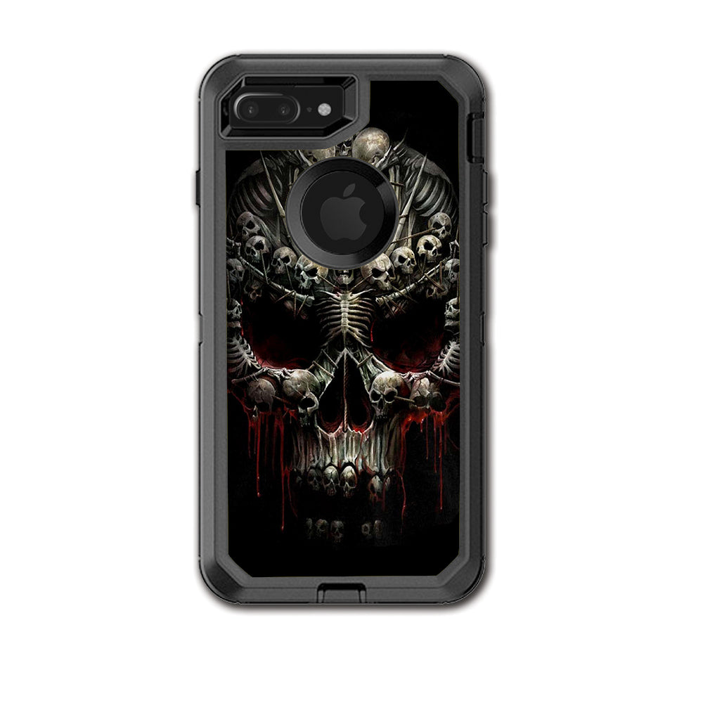  Skulls Inside Skulls Art Otterbox Defender iPhone 7+ Plus or iPhone 8+ Plus Skin
