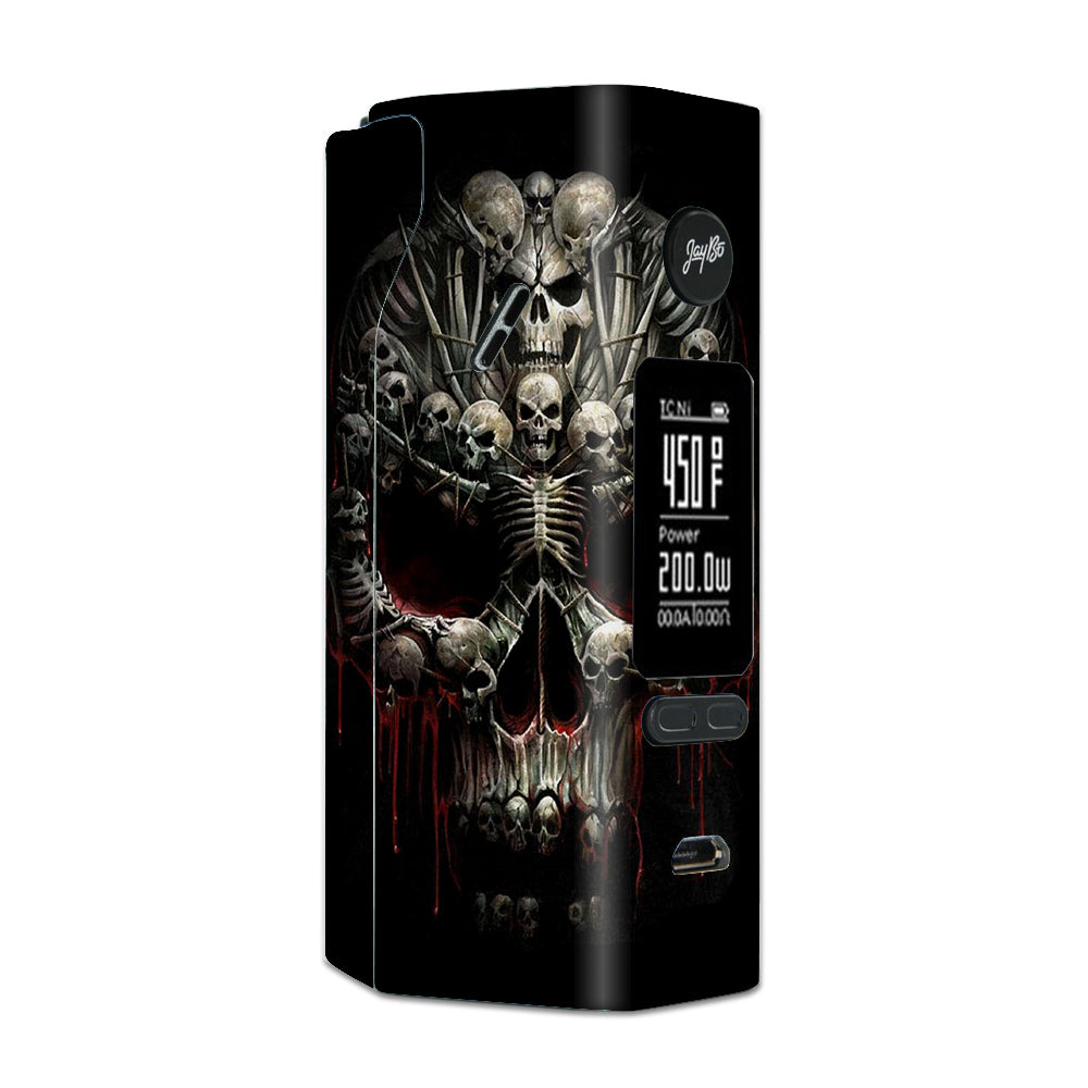  Skulls Inside Skulls Art Wismec Reuleaux RX 2/3 combo kit Skin