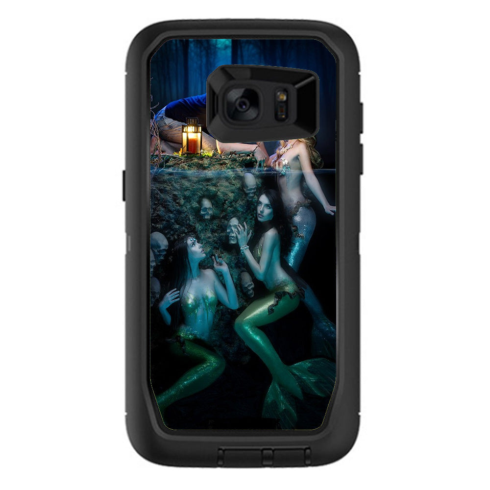 Sirens Mermaids Under Water Otterbox Defender Samsung Galaxy S7 Edge Skin