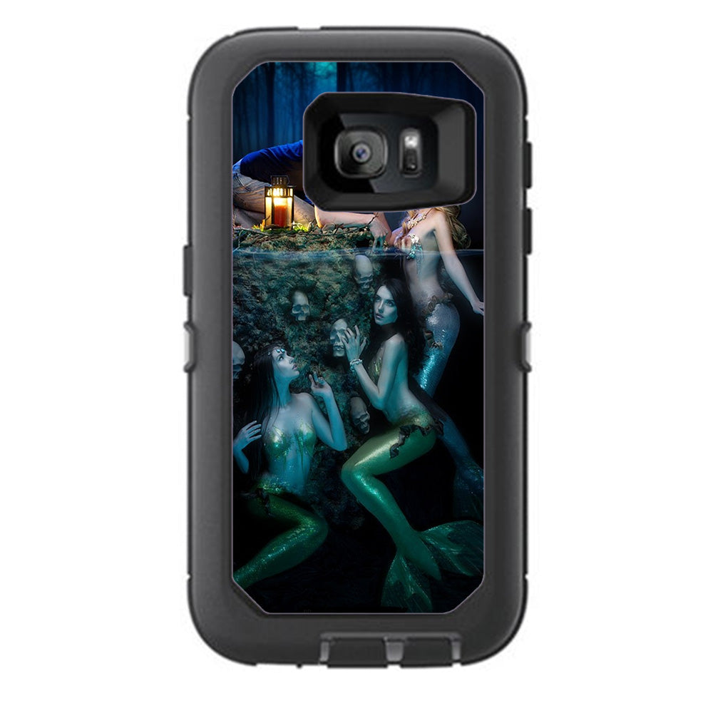  Sirens Mermaids Under Water Otterbox Defender Samsung Galaxy S7 Skin