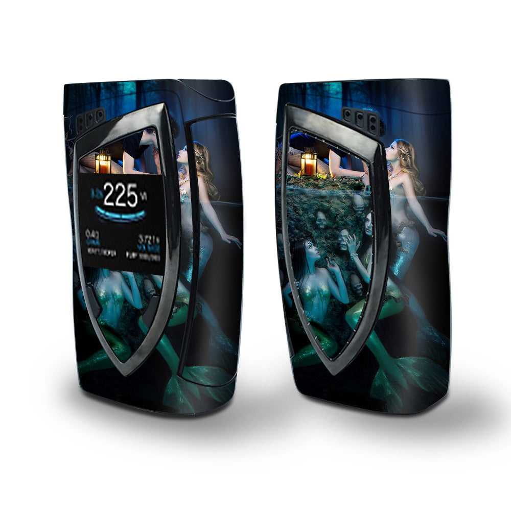 Skin Decal Vinyl Wrap for Smok Devilkin Kit 225w Vape (includes TFV12 Prince Tank Skins) skins cover/ Sirens Mermaids under water 