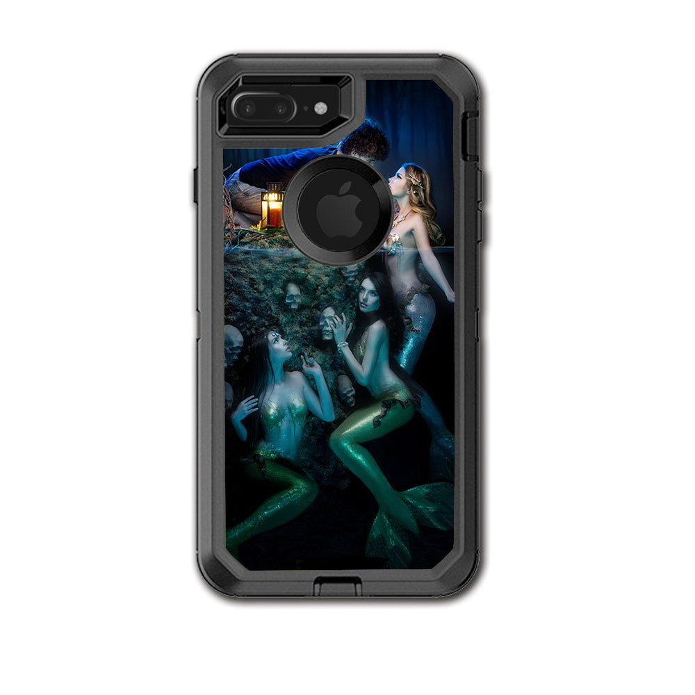  Sirens Mermaids Under Water Otterbox Defender iPhone 7+ Plus or iPhone 8+ Plus Skin