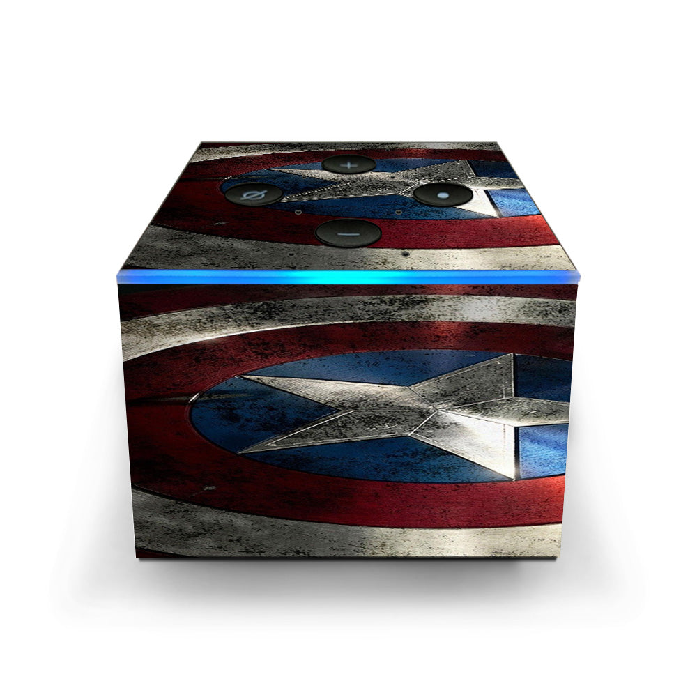  America Sheild Amazon Fire TV Cube Skin