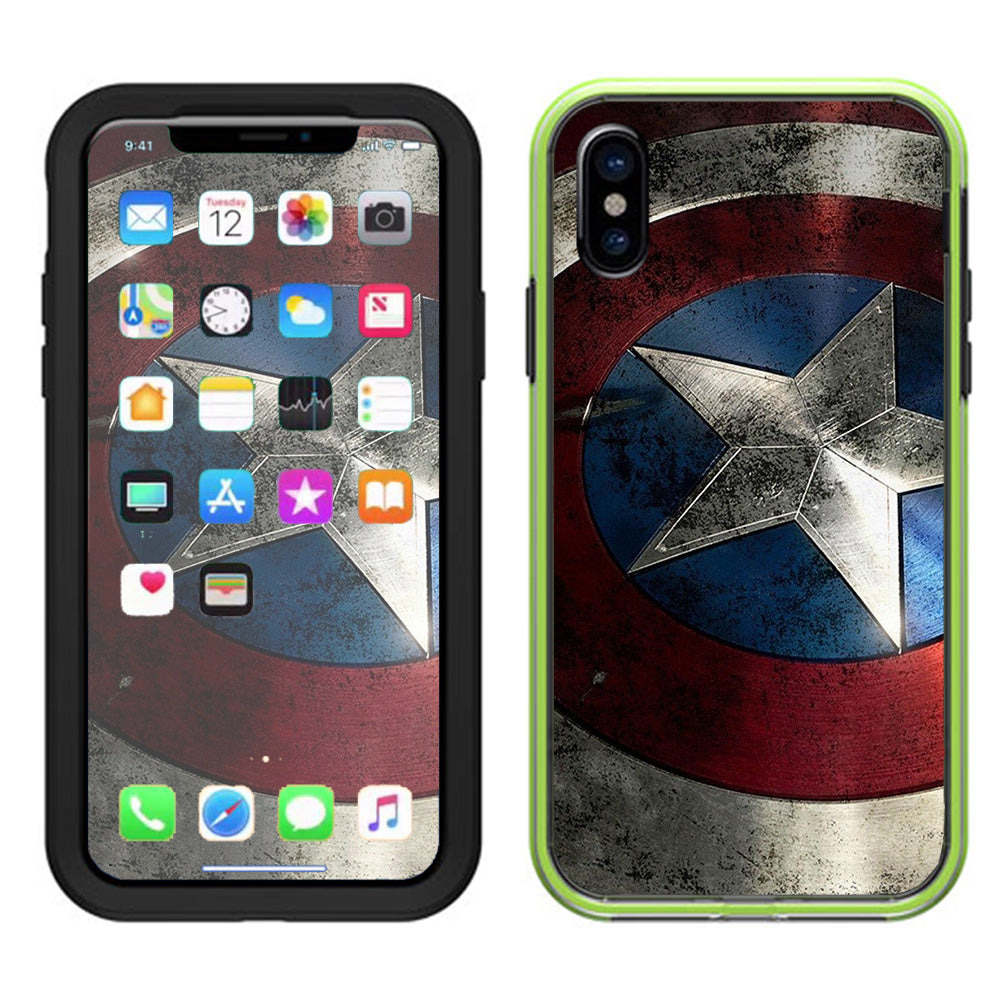  America Sheild Lifeproof Slam Case iPhone X Skin