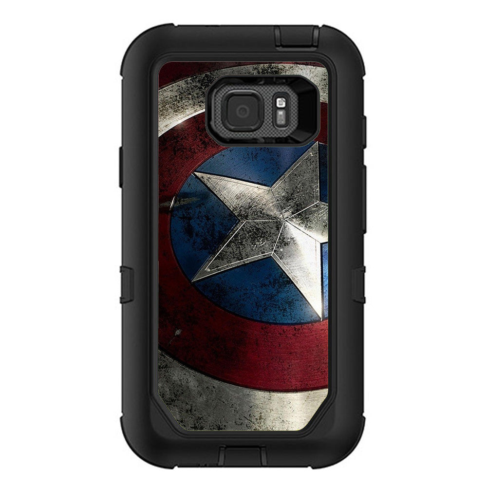  America Sheild Otterbox Defender Samsung Galaxy S7 Active Skin