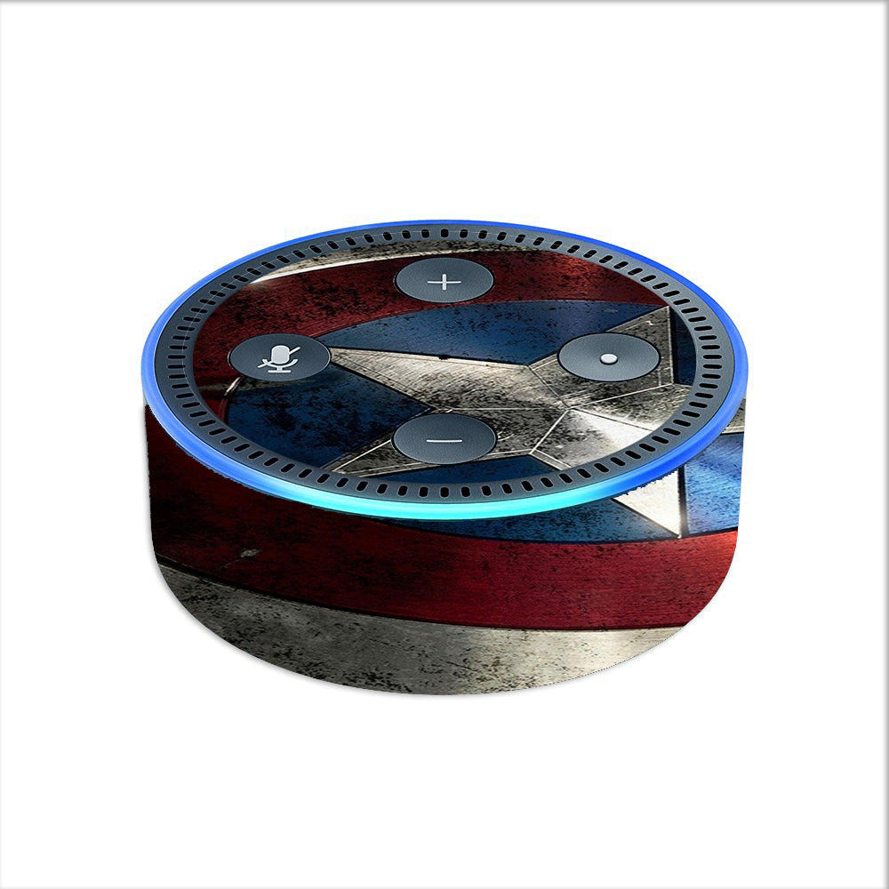  America Sheild Amazon Echo Dot 2nd Gen Skin