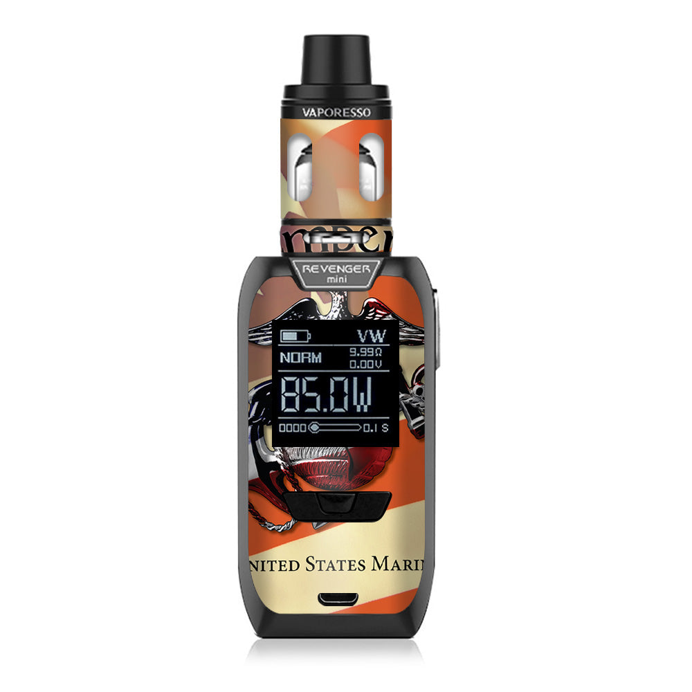  Semper Fi Usmc America Vaporesso Revenger Mini 85w Skin