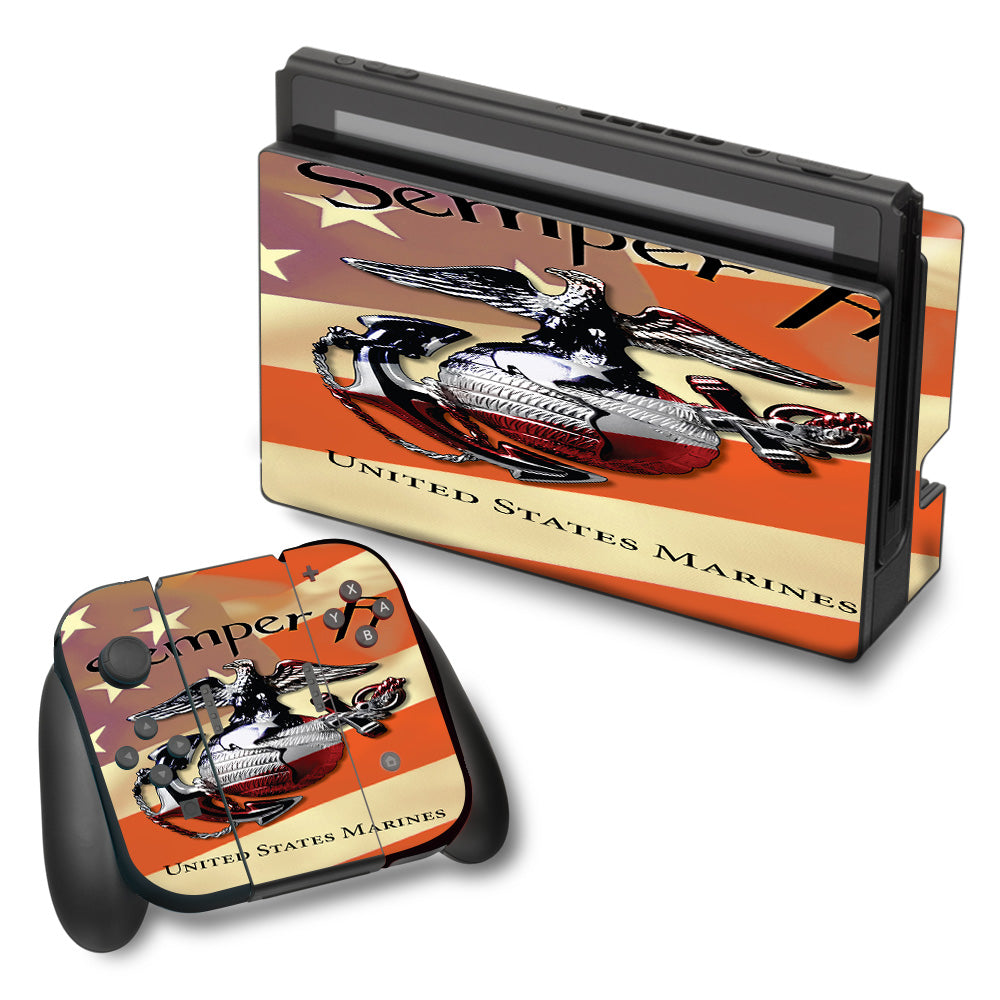  Semper Fi Usmc America Nintendo Switch Skin
