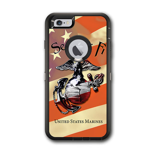  Semper Fi Usmc America Otterbox Defender iPhone 6 PLUS Skin