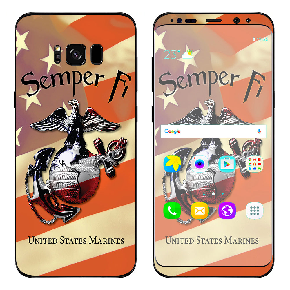 Semper Fi Usmc America Samsung Galaxy S8 Skin
