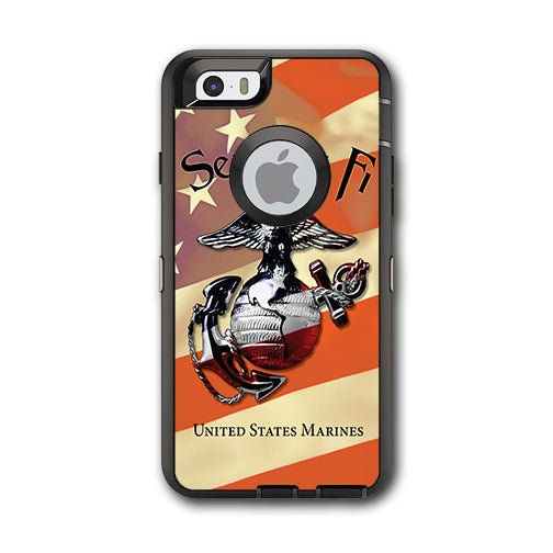  Semper Fi Usmc America Otterbox Defender iPhone 6 Skin