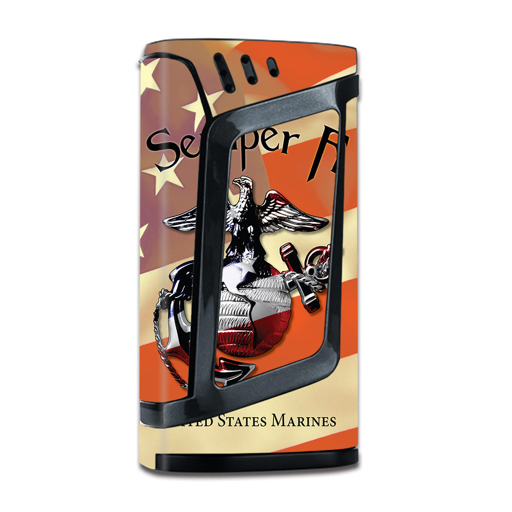  Semper Fi Usmc America Smok Alien 220W Skin
