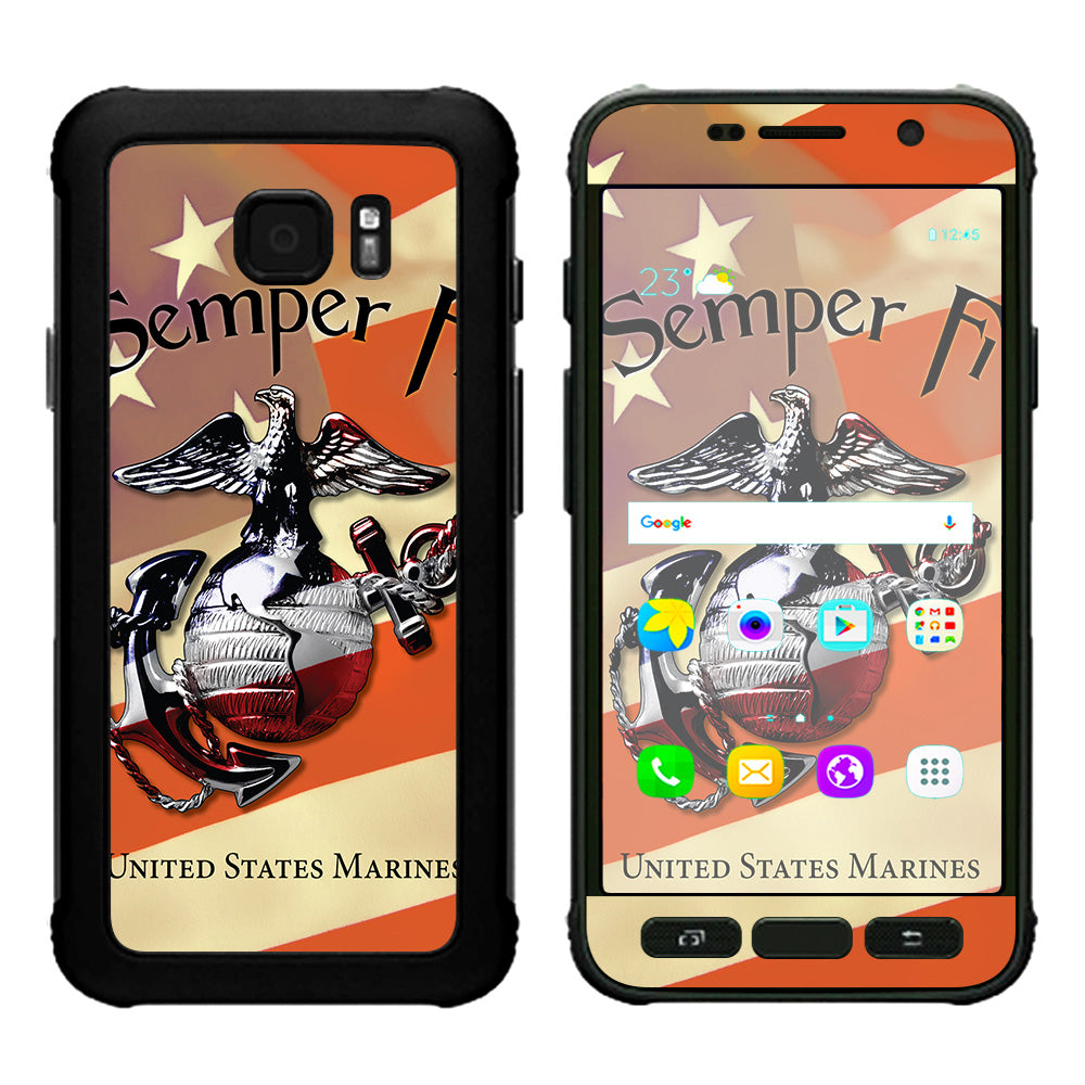  Semper Fi Usmc America Samsung Galaxy S7 Active Skin