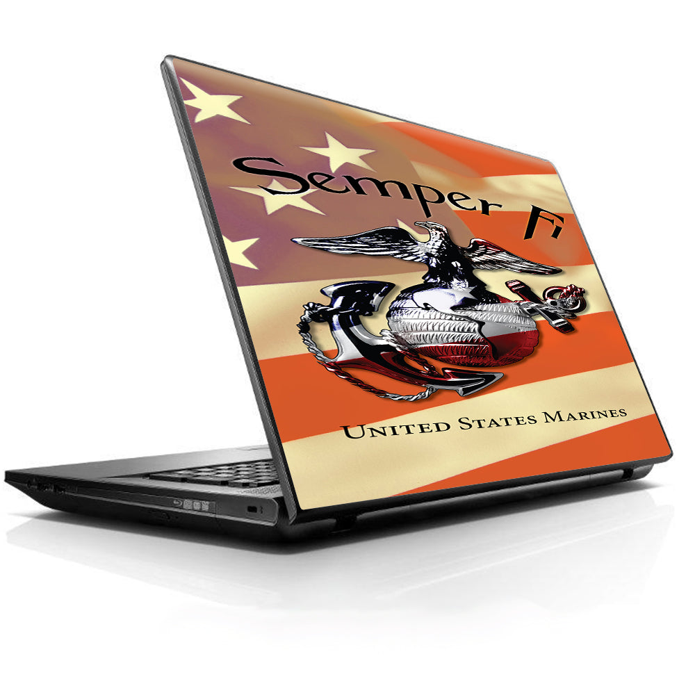  Semper Fi Usmc America Universal 13 to 16 inch wide laptop Skin
