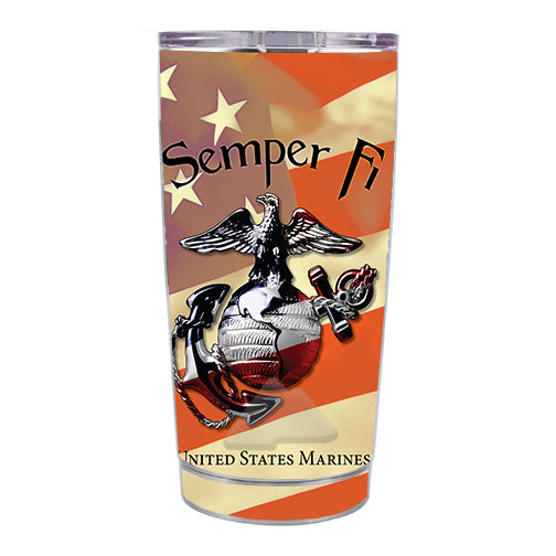  Semper Fi Usmc America Ozark Trail 20oz Tumbler Skin