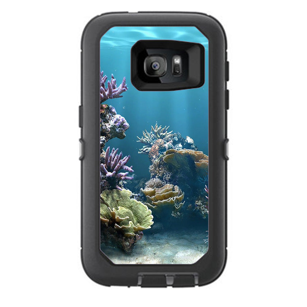  Under Water Coral Live Otterbox Defender Samsung Galaxy S7 Skin