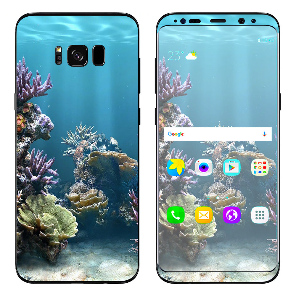  Under Water Coral Live Samsung Galaxy S8 Skin
