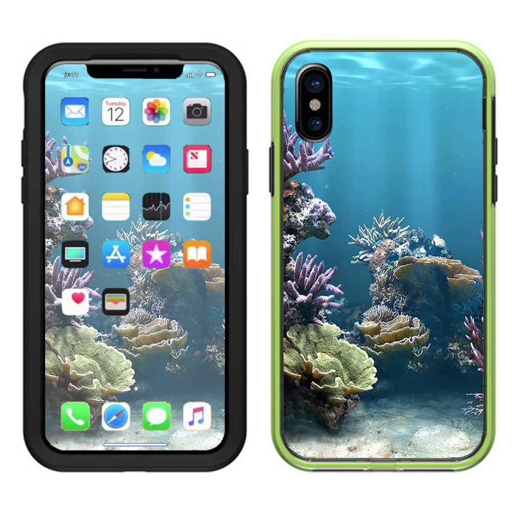  Under Water Coral Live Lifeproof Slam Case iPhone X Skin